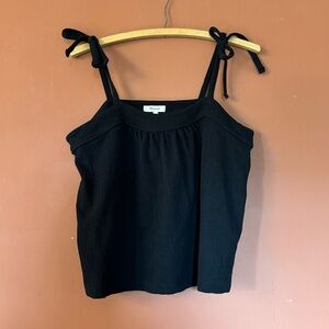 MADEWELL Black Tank Top Blouse  Style an487 size L